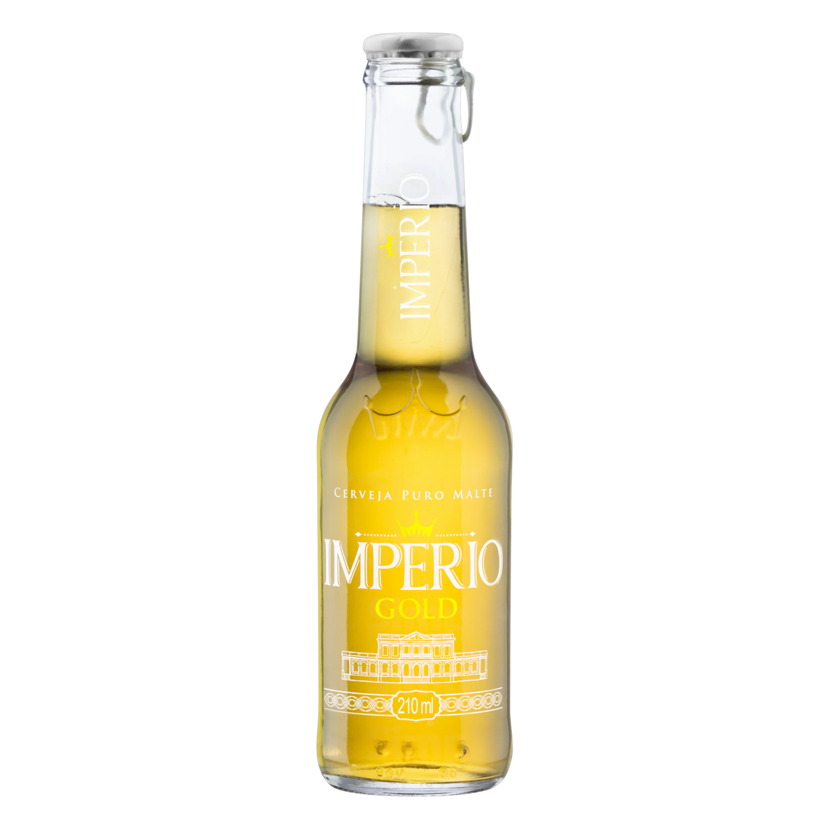 Cerveja Pilsen Puro Malte Gold Império Garrafa 210ml