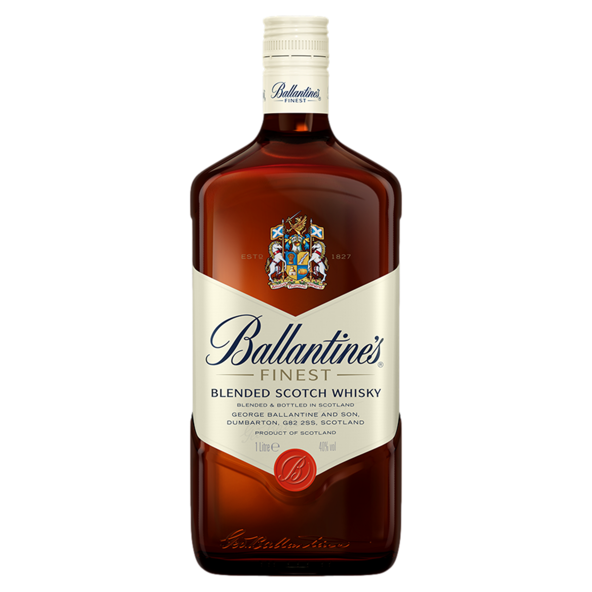 Whisky Escocês Blended Finest Ballantines Garrafa 1l