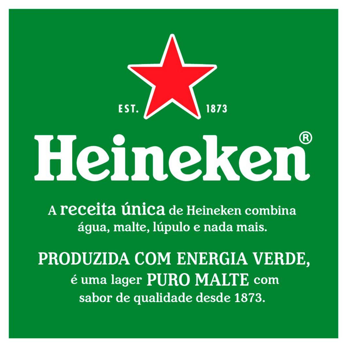 Cerveja Lager Puro Malte Heineken Lata 269ml