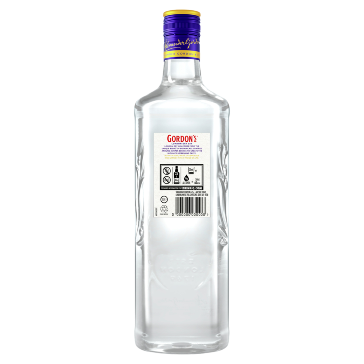 Gin London Dry Gordons Garrafa 750ml